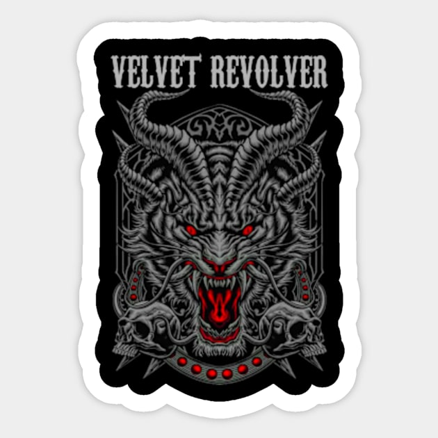 VELVET REVOLVER BAND MERCHANDISE Sticker by Rons Frogss